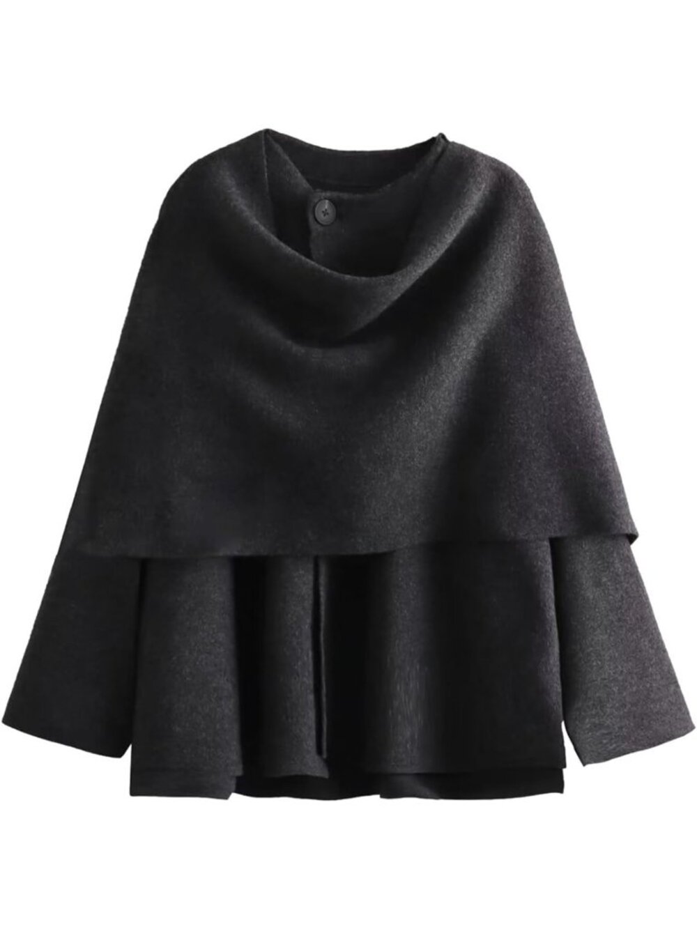 Cozy Women's Oversized Knit Scarf Jacket Shawl Wrap for Winter Style
